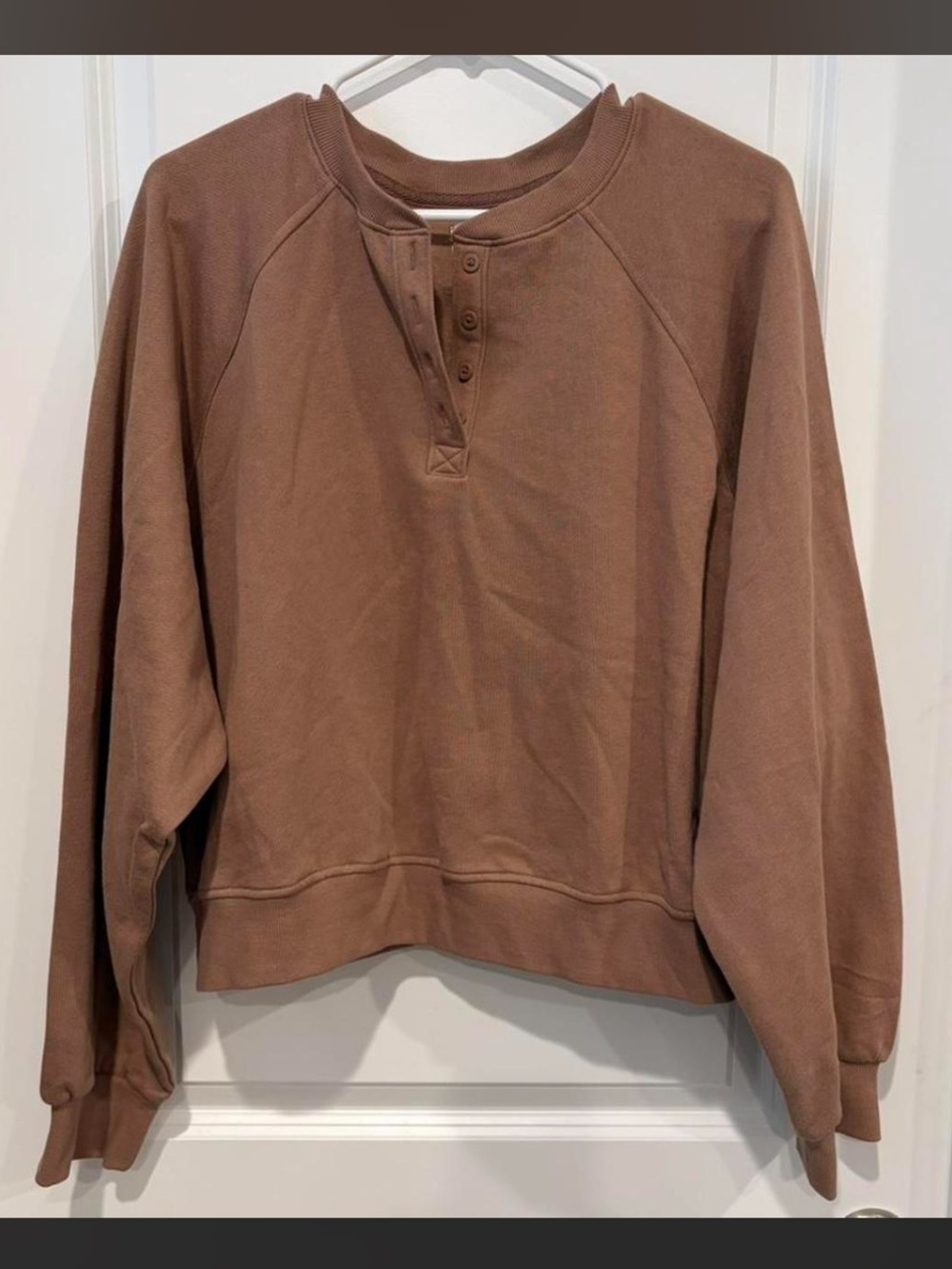 Old Navy So Comfy Brown Pullover Sweatshirt